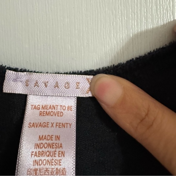 Savage X Fenty Sexy Black Bodysuit Size Small - Picture 7 of 14